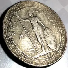 125 英国領香港 1912年 ブリタニア立像 ONE DOLLAR 壹圓 - メルカリ