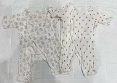 ベビー肌着 50 70 プティマイン　2枚セット