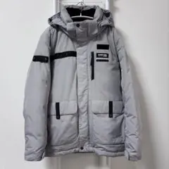 MILLET ミレー　グレー フード付き ダウンジャケット