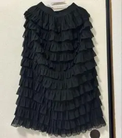 フリルロングスカート