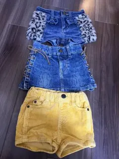 スカートパンツ3点セット♡