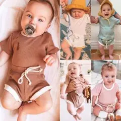 韓国子供服　セットアップ　2点セット　カジュアル　ベビー　新品