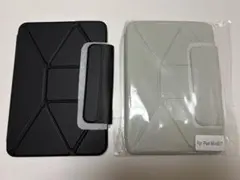 iPad mini 6,7 ケース スタンド　ブラック　グレー