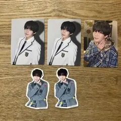 なにわ男子 HARD WORK ファミクラ トレカ フレークシール　長尾謙杜