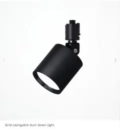 アートワークスタジオGrid-swingable duct down light