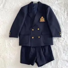 男の子110〜120相当 115 紺 フォーマルセット 卒園式 入学式 金ボタン