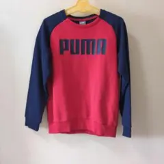 PUMA トレーナー 140cm レッド ネイビーのサムネイル