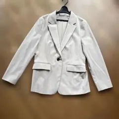 GU ベージュ テーラードジャケット Lサイズ