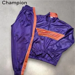 Champion ハーフジップ トラックジャケット パンツ セットアップ S