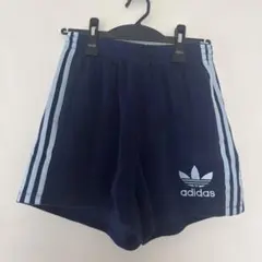 adidas ネイビー ショートパンツ 3本ライン