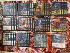 赤黒フェニックスデッキ　二重スリーブのサムネイル