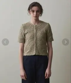 Steven Alan シュリンクジャージー ハーフスリーブ カーディガンのサムネイル