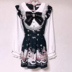 LIZLISA アフヌン柄　セットアップ　黒