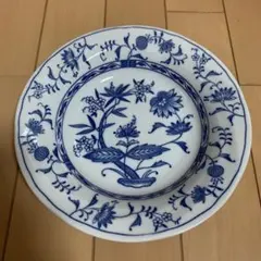ブルーダニューブ　花柄皿　激レア　オリジナルデザイン