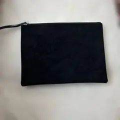 ブラックポーチ 合成皮革