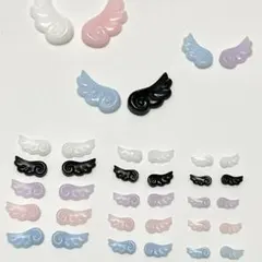 選べる❣️ネイルパーツ　天使の羽　6ペア　12個