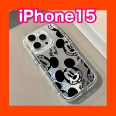 【ラスト1点】iPhoneケース　ミラー　ディズニー　ミッキー　iPhone15