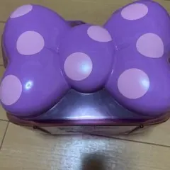 ディズニー ポップコーンバケット 紫 ムラサキ ミニー ミニーちゃん リボン