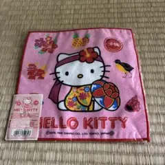 新品未開封　キティちゃん　ハンドタオル　沖縄　プチタオル
