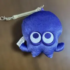 スプラトゥーン3 ダイカット パスケース キーホルダー 定期入れ タコ パープル