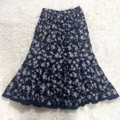 【MARIHA】マリハ　スカート 草原の虹のスカート　花柄　フラワーのサムネイル