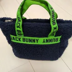 JACK BUNNY ボアカートバッグ ネイビー
