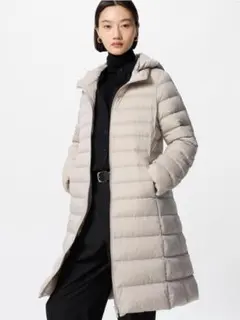 2025年最新】ユニクロ ウルトラライトダウンロングコート ベージュの