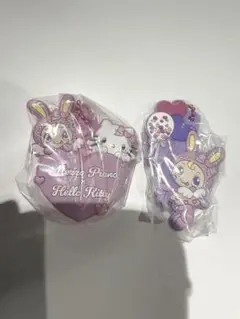 ハローキティ×メゾピアノ カプセルラバーマスコットガチャ2点セット