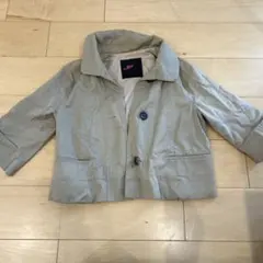 Ray BEAMS ショート丈 スプリングコート ベージュのサムネイル