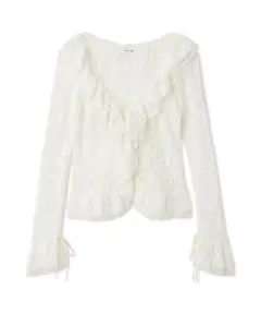 FRAY I.D ラッフルデザインレーストップス