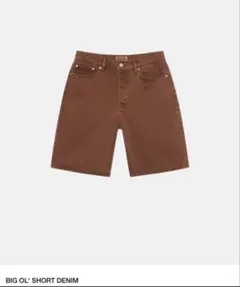 STUSSY BIG OL' SHORT DENIM 34 brown cray - メルカリ