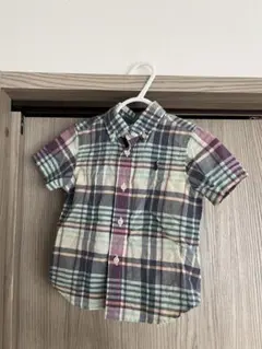 Ralph Lauren チェック柄 ポロシャツ 12M