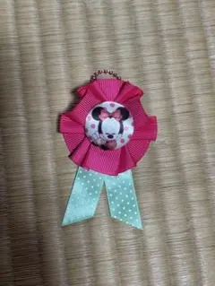 東京ディズニーリゾート ミニー ロゼット ピンバッジ
