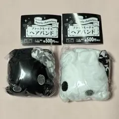 サンリオ ブラックモードなヘアバンド ハローキティ 2点セット