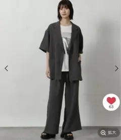 LAKOLE テーラードジャケット　パンツ　 セットアップのサムネイル