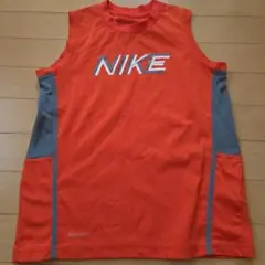 NIKE キッズ ノースリーブ 120-130cm オレンジ