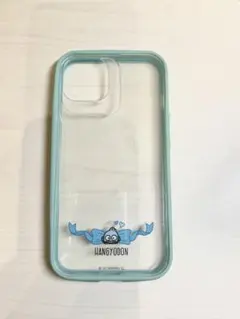 ハンギョドン iPhoneケース クリア ブルー