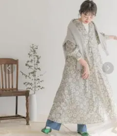 ITEMS URBANRESEARCH 花柄　ラグラン　ワンピース