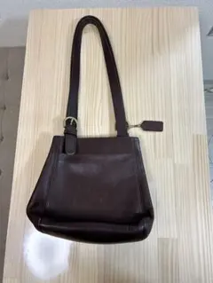 OLD COACH ダークブラウン ハンドバッグ
