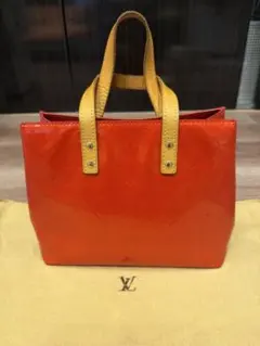 ルイヴィトン ヴェルニ リードPM 赤 ハンドバッグ 保存袋付
