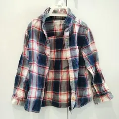 ZARAキッズ チェック柄 長袖シャツ 3-4歳