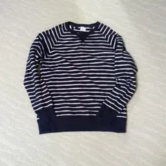 GLOBAL WORK ストライプニット Lサイズ