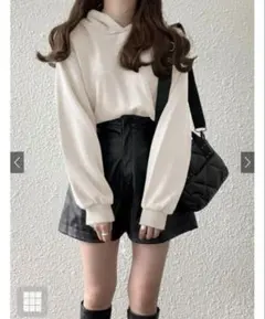 ショート丈 ニット