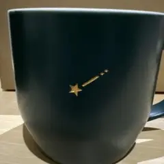 Starbucks ダークブルー マグカップ 星デザインとトートバッグセット