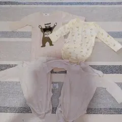 ユニクロベビー　ロンパース　セット　ベビー服のサムネイル