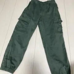 UNIQLO ウルトラストレッチカーゴジョガーパンツ カーキ 150cm