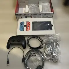 超美品　Nintendo Switch 本体 青/赤 プロコンセット