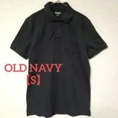 OLD NAVY【S】クラシックフィット 鹿の子ポロシャツ ブラック 半袖 無地のサムネイル