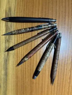 工房楔 マーブルウッド シャーペン 良杢 工房 楔 0.5mmペンシル楔 マーブルウッド | ペンハウス
