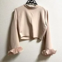 ZARA 袖フリル　トップス
